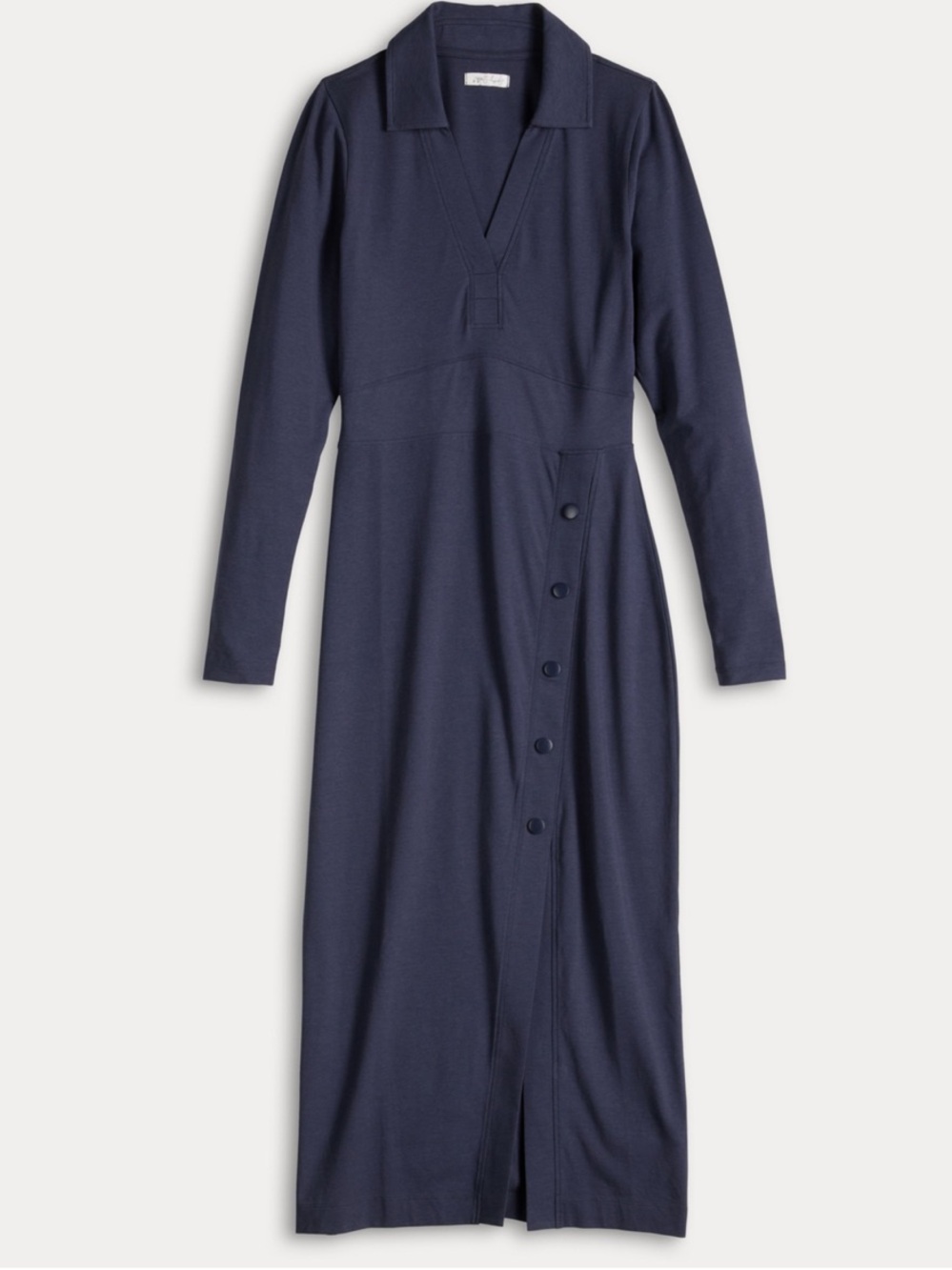 Grey State WREN Navy Long Sleeve Midi Dress